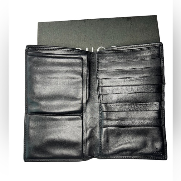 Gucci Nylon Bifold Long Wallet w/Leather Trim and Interior - Comes with Box! - Picture 3 of 8